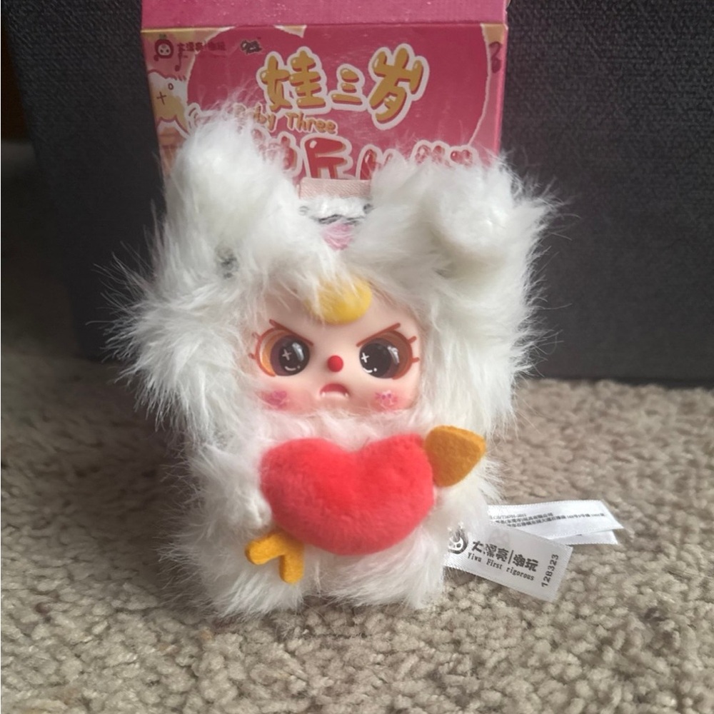 BABY THREE Cupid, the god of love, white cat Furry Cupid 💘